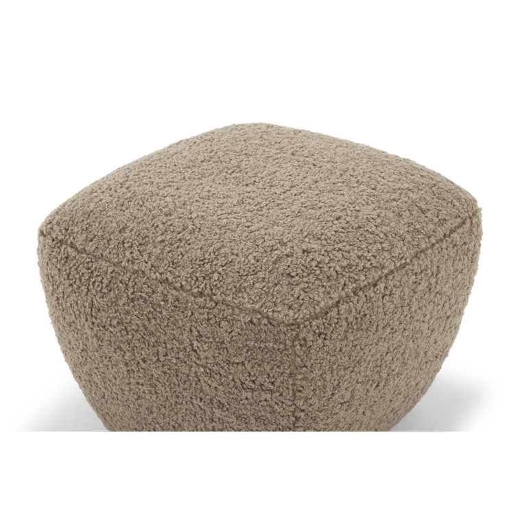 Kora 19.68" Wide Round Pouf Ottoman & Reviews AllModern